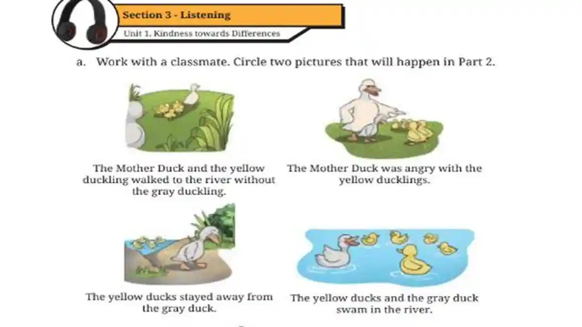 Soal Bahasa Inggris Kelas 8 SMP Kurikulum Merdeka, Chapter 2 Section 3 Listening Halaman 75 - 77