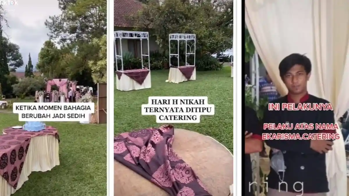 Viral Pengantin Ditipu Katering di Resepsi Pernikahan, Terpaksa Pesan Nasi Kotak