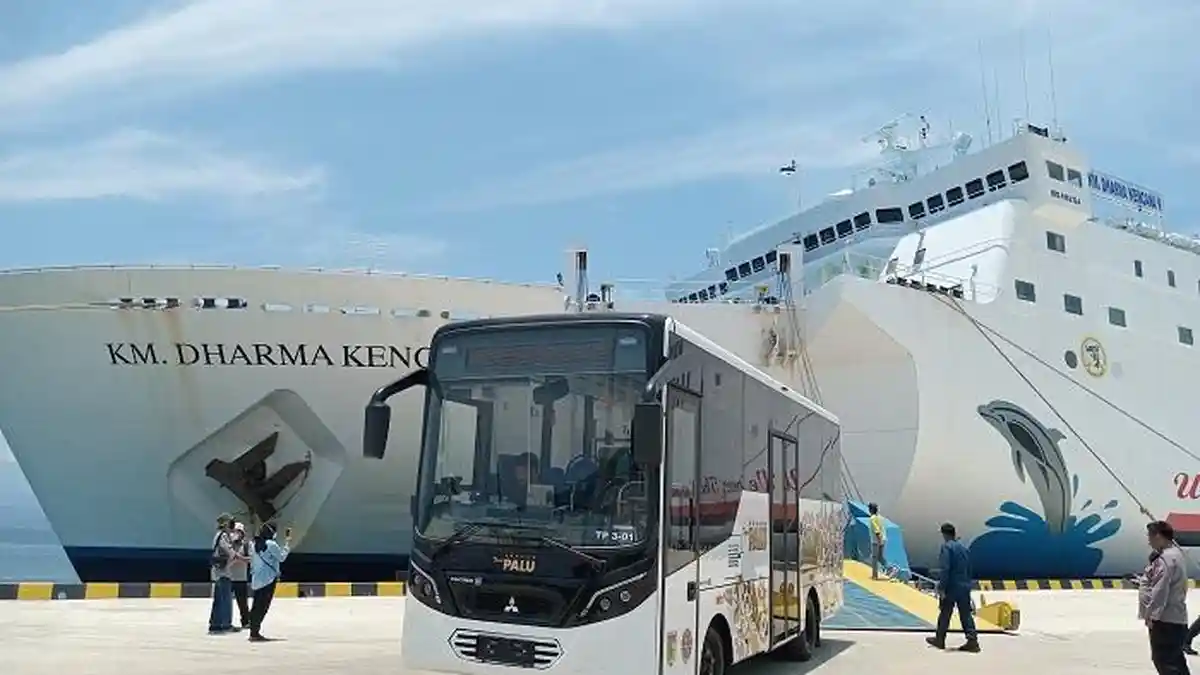 26 Bus Trans Palu Tiba di Donggala, Peluncuran 20 September Mendatang