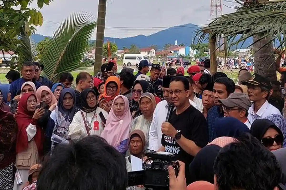 Berkunjung ke Solok Anies Janji Sejahterakan Petani, Siapkan Program Contract Farming