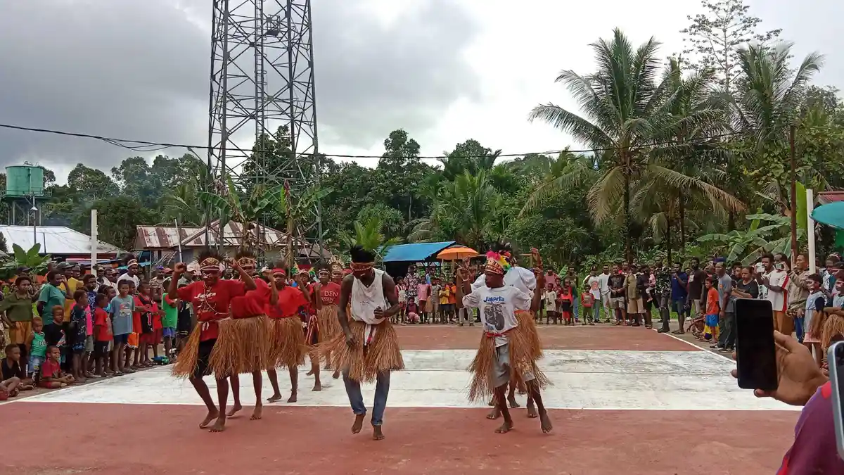 HUT ke-80 RI, Warga Tipuka-Ayuka Antusias Ikut Lomba Seka Digelar PTFI