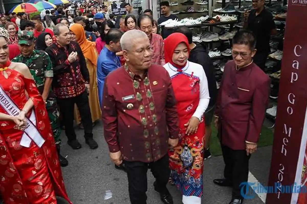 Festival Cap Go Meh 2024 di Jl Diponegoro Pontianak Resmi Dibuka