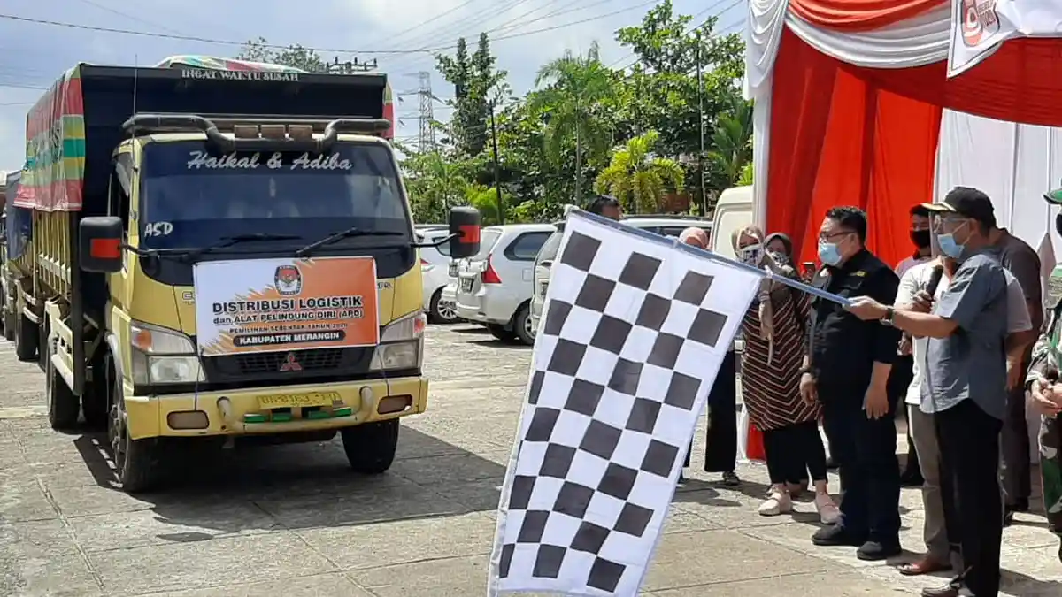 KPU Merangin Mulai Distribusikan Logistik Pilkada, Hari Ini ke Wilayah Rawan Geografis