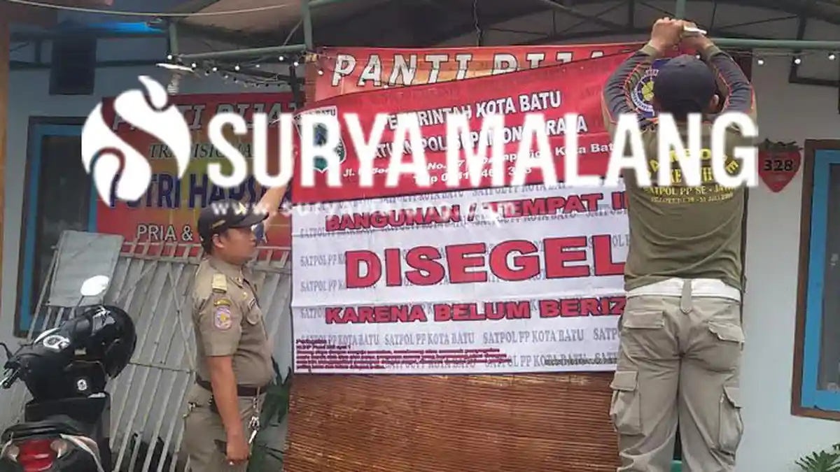 Satpol PP Tutup Paksa Panti Pijat di Kota Batu, Ada Apa?