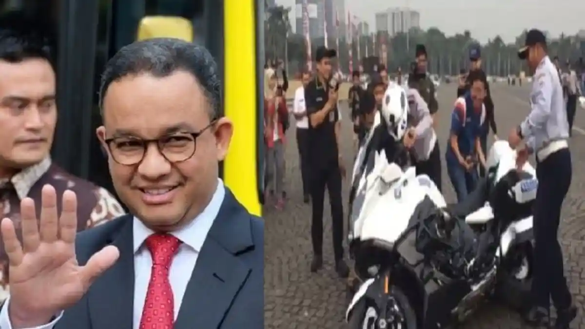 Anies Baswedan Beri Penjelasan di Instagram soal Insiden Dirinya Terjatuh saat Jajal Moge