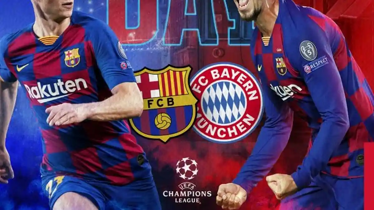Siaran Langsung dan LINK Live Streaming SCTV - SKUAD Barcelona vs Bayern Munchen