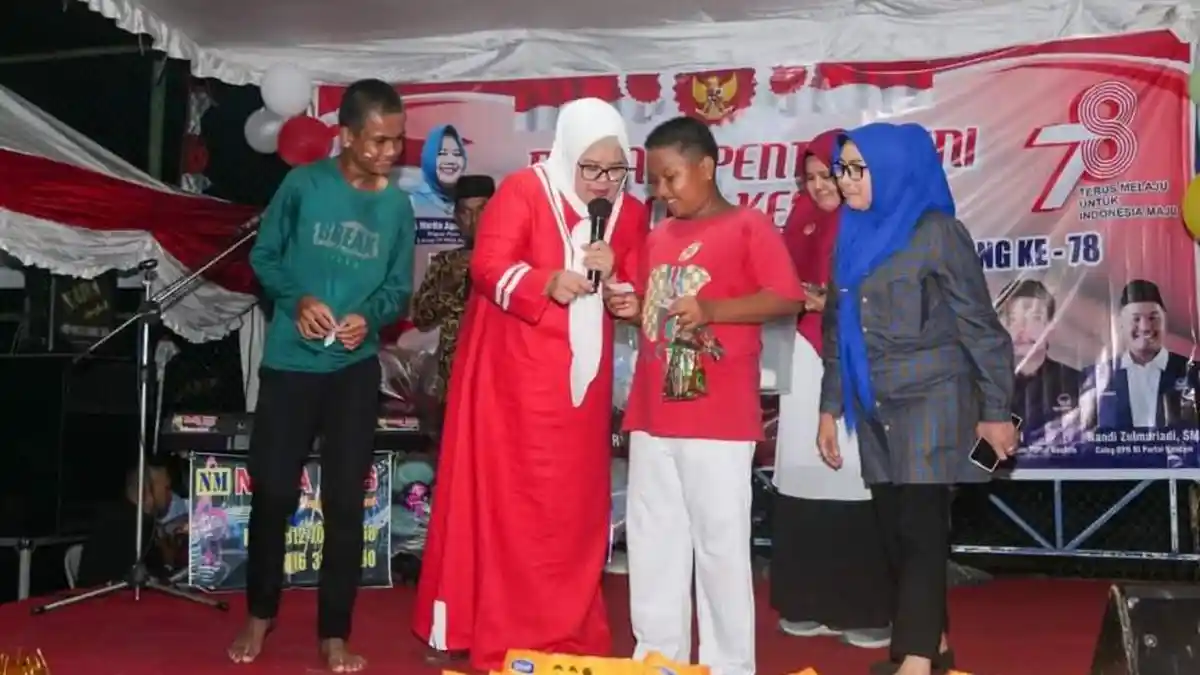 Cara Unik Wagub Kepri Meriahkan HUT RI di Tanjung Riau Batam