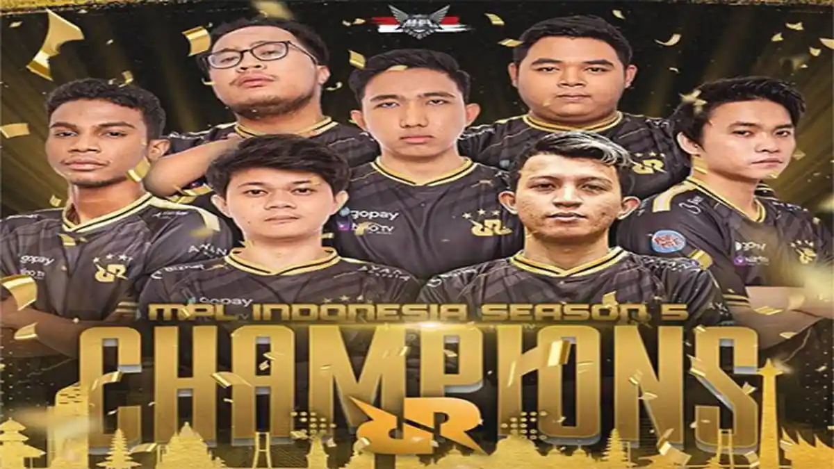 RRQ Hoshi Juara MPL Season 5, Ini Biodata dan Daftar Prestasi Rex Regum Qeon Divisi Mobile Legends