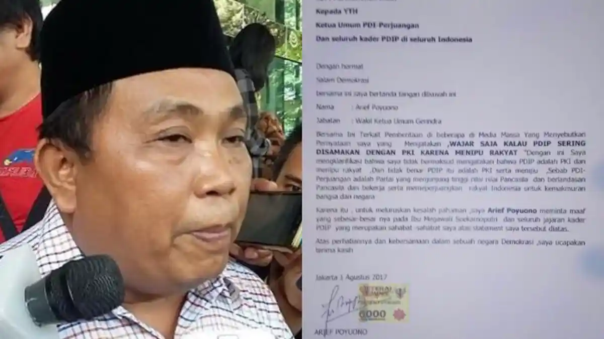 Samakan PDI-P dengan PKI, Gerindra Akan Jatuhkan Sanksi Kepada Arief Poyuono