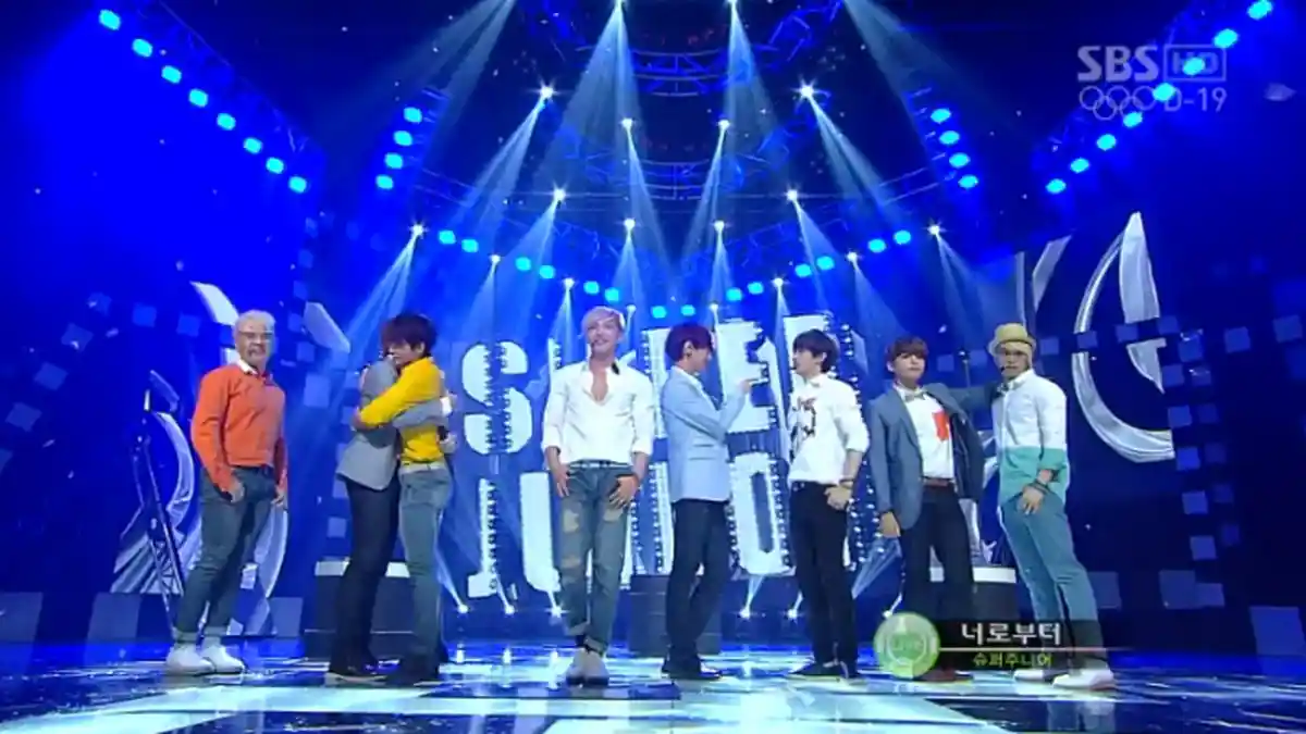 Mengundang Tawa, Ini Video Super Junior saat Tak Sadar Raih Penghargaan Popularitas di AAA 2019