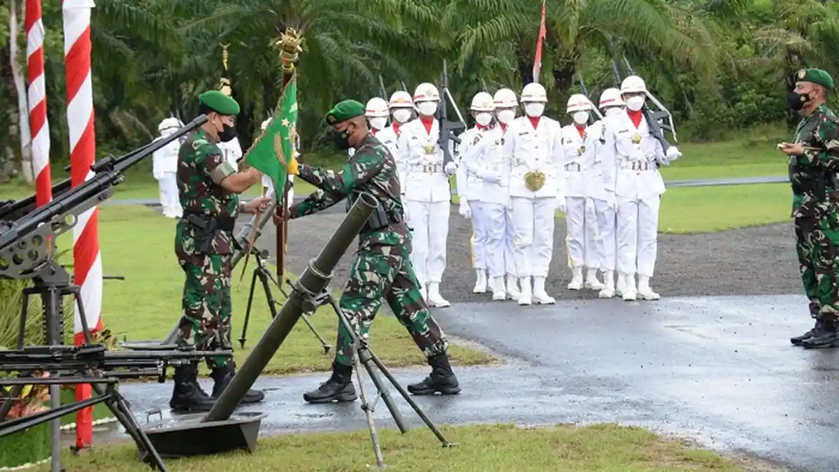 Lantik Danyonid 623/BWU, Danrem 101/Antasari : Prajurit Harus Jago Perang, Fisik Prima Siap Bertugas