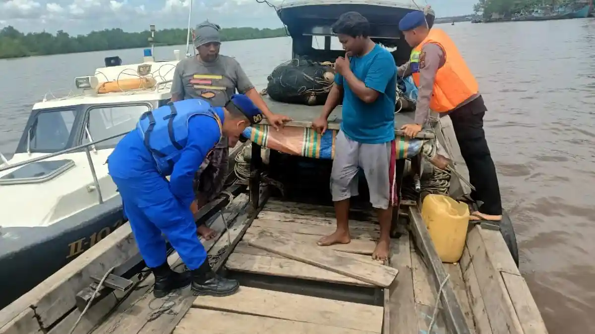Sat Polairud Polres Tanjungbalai Patroli Perairan, Periksa Muatan Kapal dan Cegah Barang Ilegal 