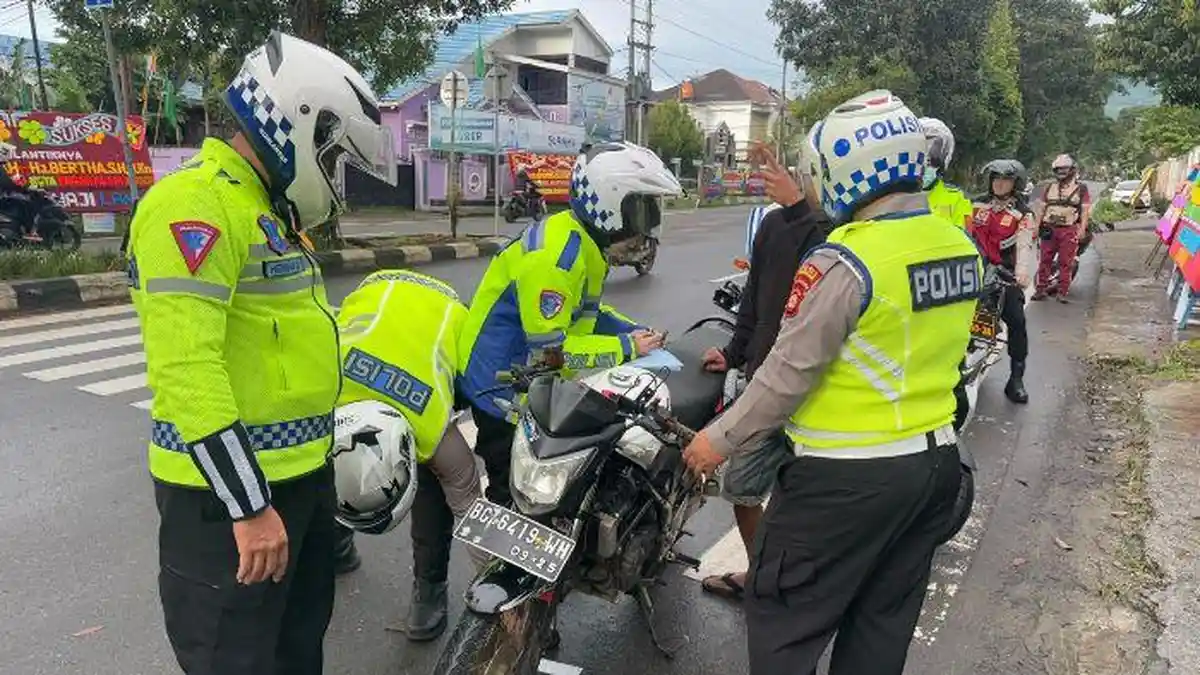 968 Pengendara Ditilang Sepanjang Operasi Keselamatan Musi 2025 di Pagar Alam, 1.723 Ditegur