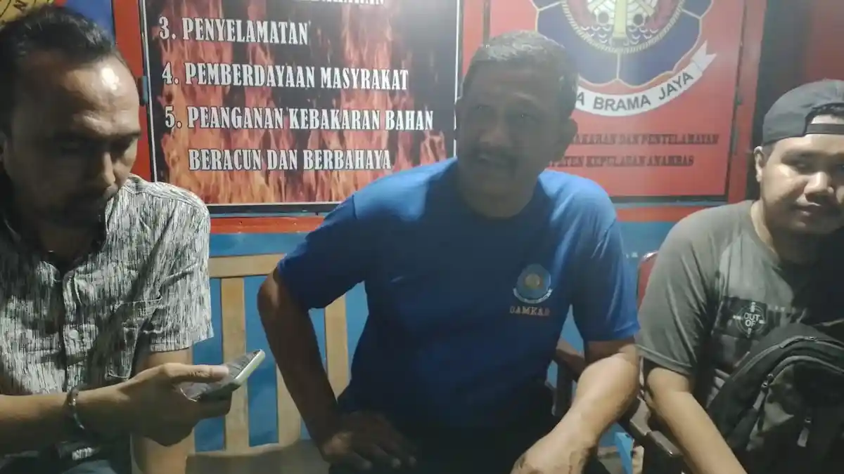 Damkar Sempat Alami Kendala Ketika Padamkan Kebakaran di Anambas