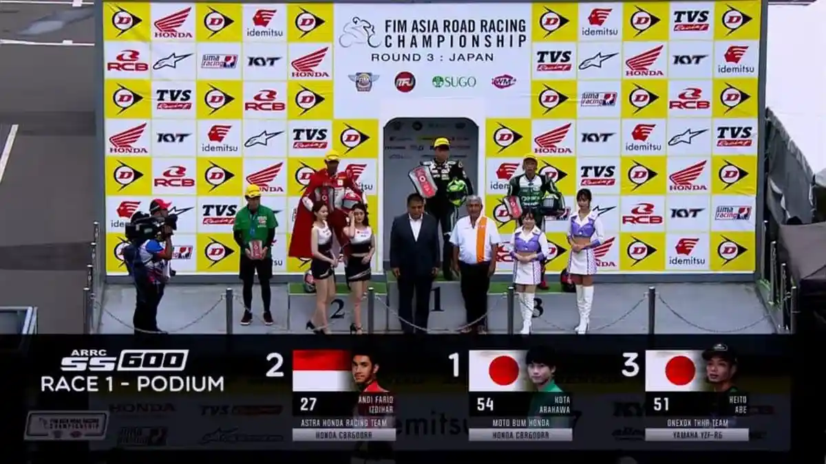 Pembalap Binaan AHM Harumkan Nama Indonesia di Ajang ARRC di Jepang