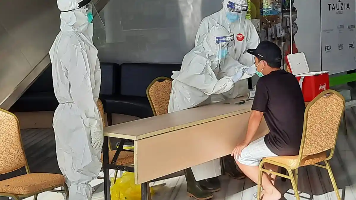 155 Orang yang Dikarantina di Denpasar Jalani Test Swab