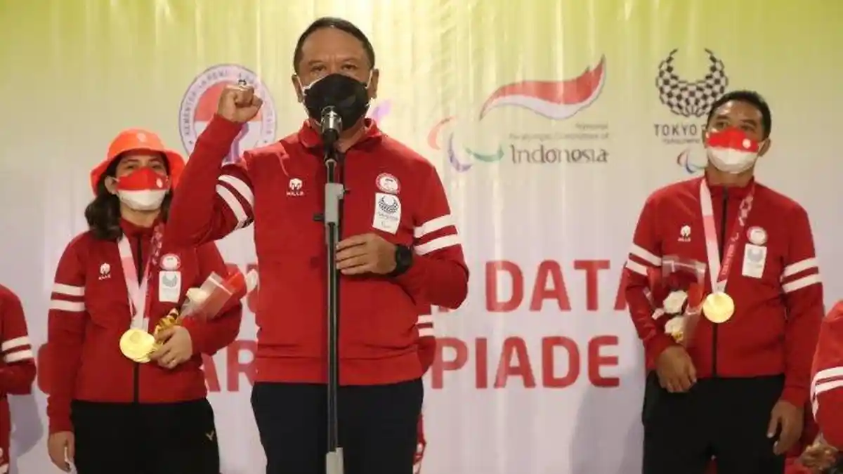 Menpora Sambut Kedatangan dan Sampaikan Rasa Bangga Pada Kontingen Indonesia