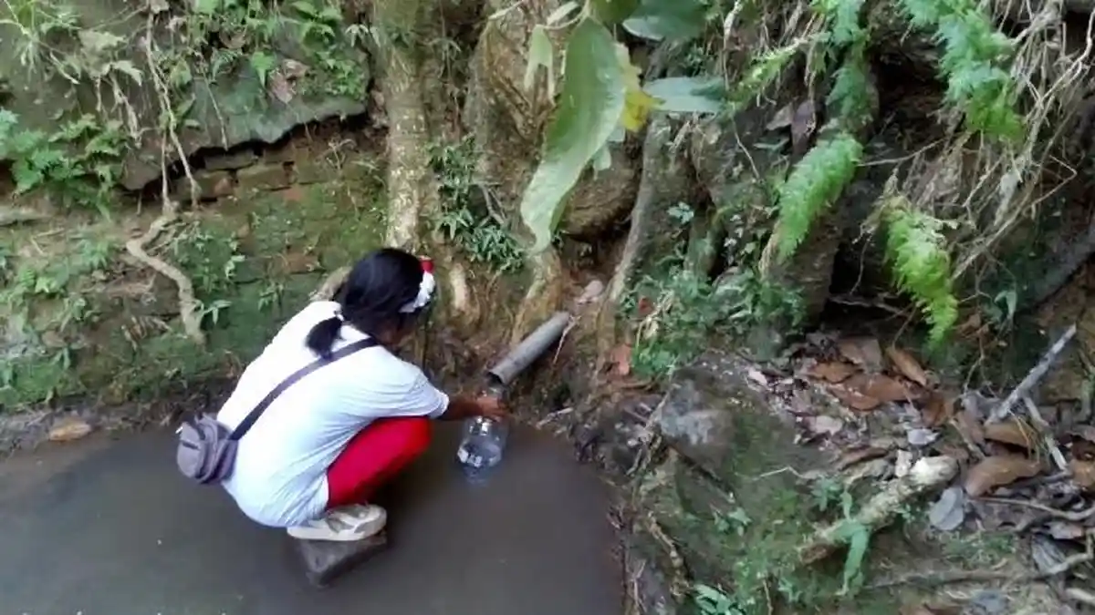 Heboh Ada Mata Air Unik di PALI, Airnya Bisa Diminum Langsung Tak Perlu Harus Dimasak