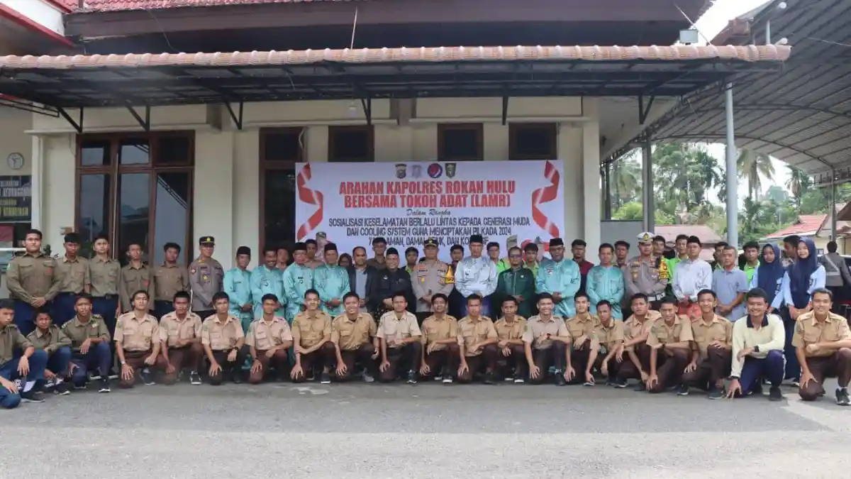 Sosialisasi Cooling System, Kapolres Rohul Ajak Siswa Berpartisipasi ...
