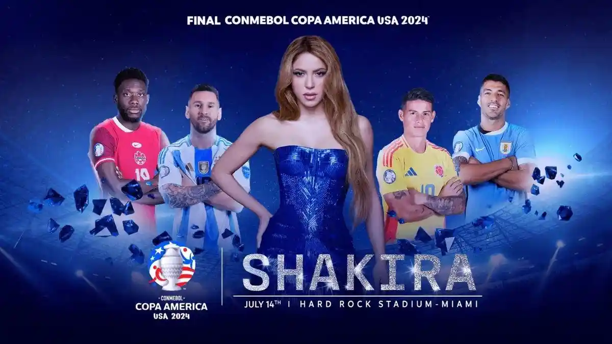 Shakira Akan Tampil di Final CONMEBOL Copa America USA 2024