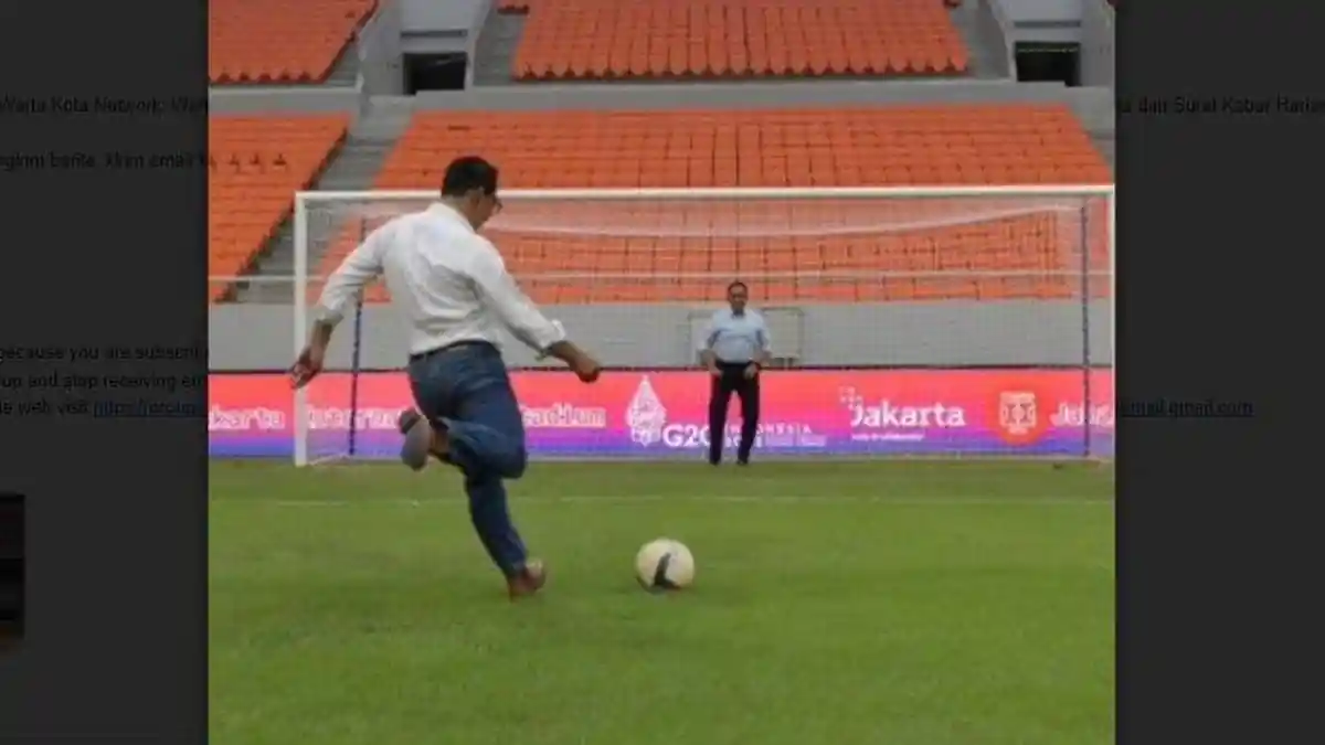 Duel Adu Penalti dengan Ridwan Kamil, Anies Baswedan Menang Tipis 2-1, Intip Videonya
