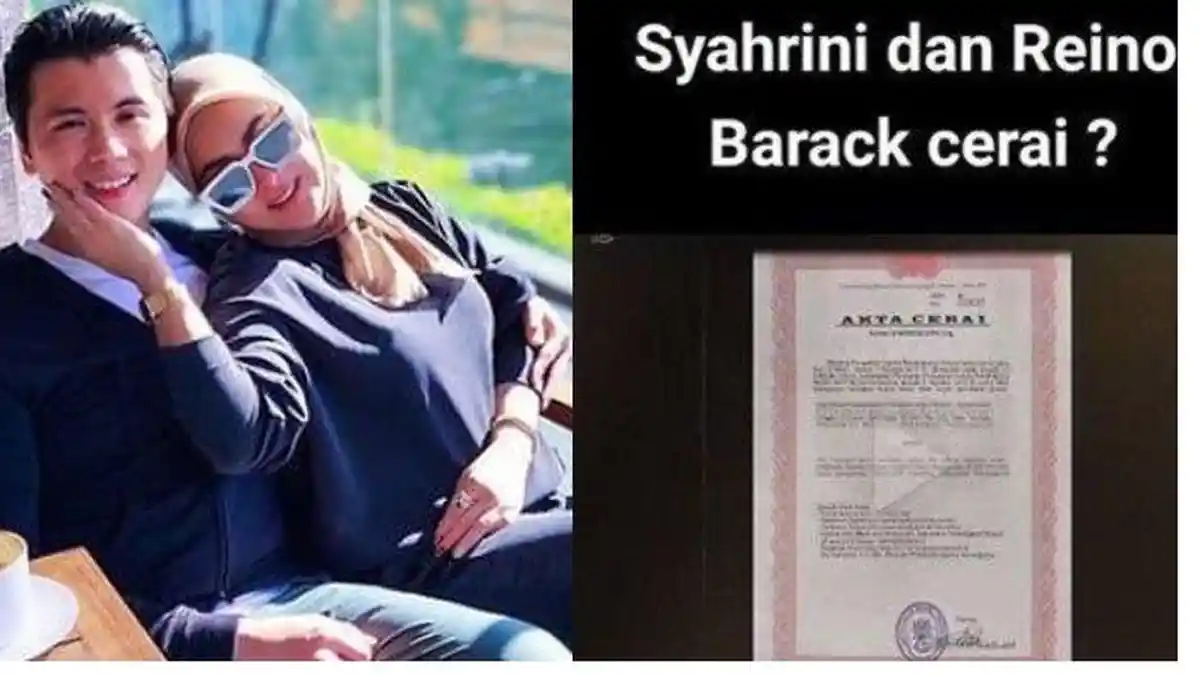 Soal Kepastian Akta Cerai Syahrini-Reino Barack yang Beredar di Media Sosial