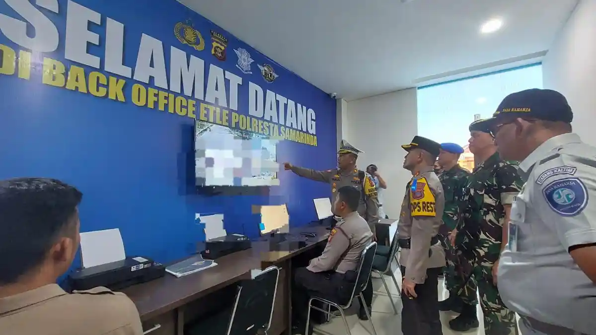 2 Hari Penerapan Tilang Elektronik ETLE di Samarinda, Malam Tetap Merekam