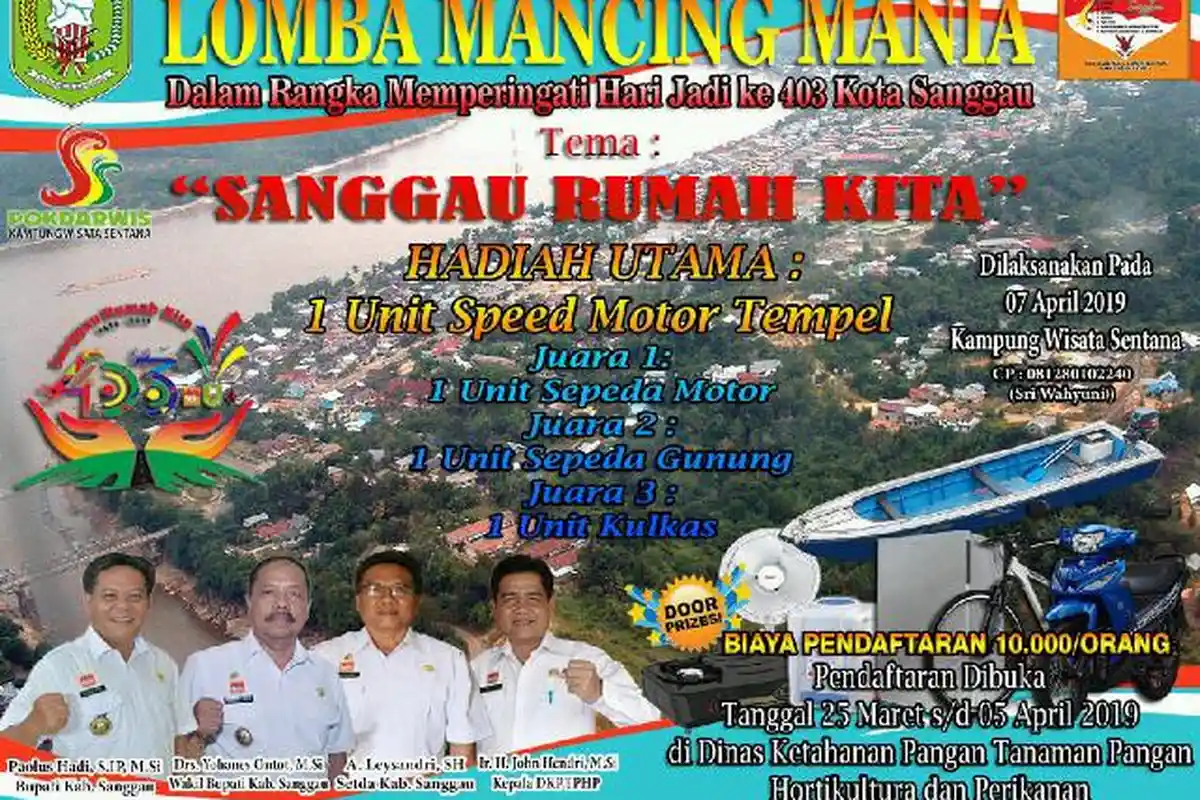 Warga Sanggau Sambut Baik Lomba Mancing Mania