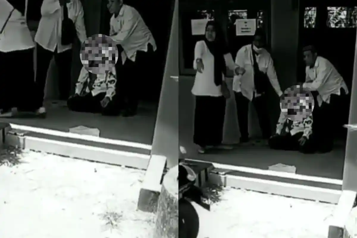 Viral, Siswa di Demak Tega Bacok Guru Tak Terima Nilai Tengah Semester Jelek, Bikin Geram Warganet