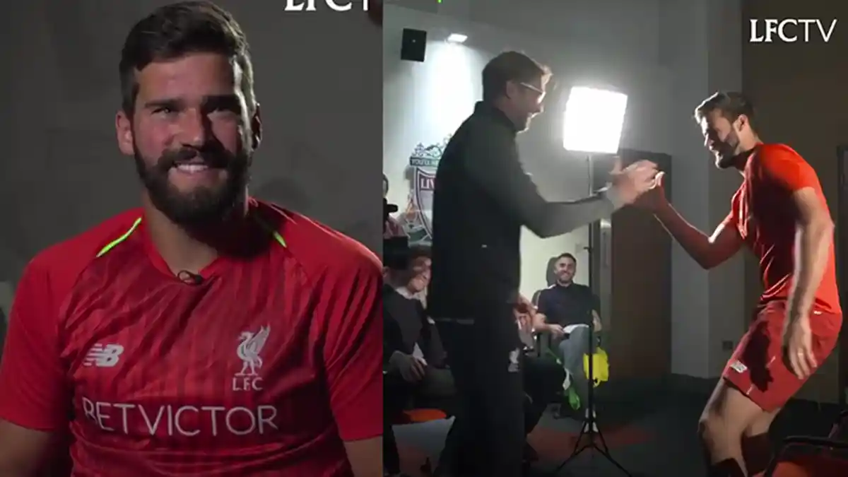 Jalani Interview Pertama di Liverpool, Alisson Becker Dikejutkan Jurgen Klopp yang Datang Mendadak
