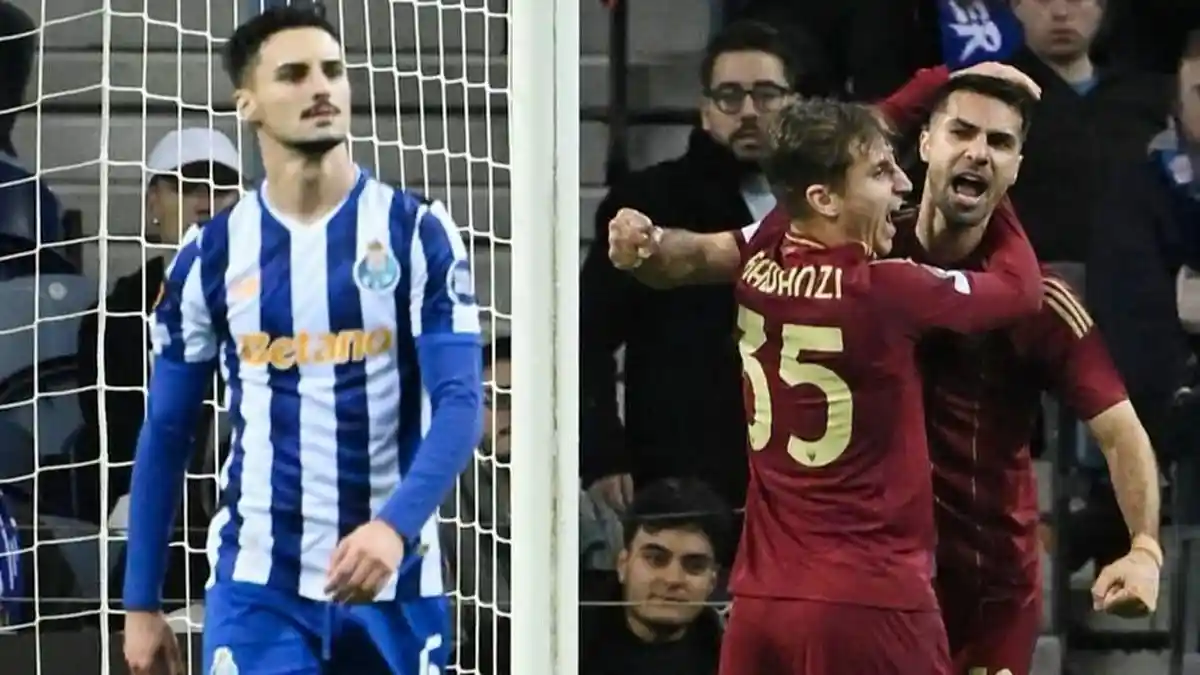 AS Roma Menang Tipis atas Porto yang Bermain dengan 10 Pemain di Liga Europa