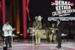 Panasnya Suasana Debat Ketiga Calon Presiden 2024