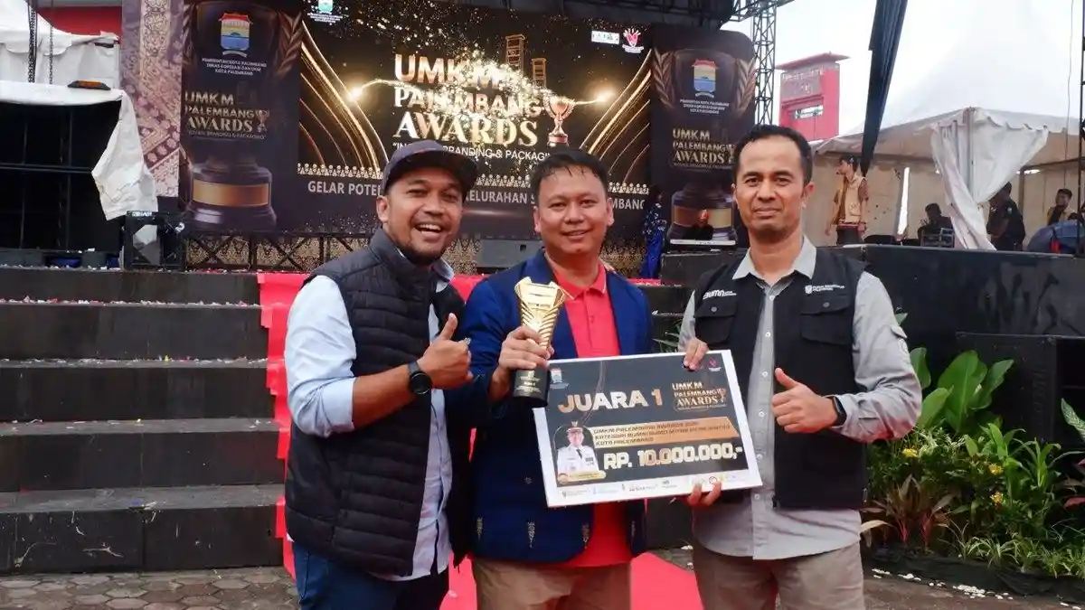 UMKM Binaan Pusri Raih Juara I Pada Ajang UMKM Palembang Awards 2024