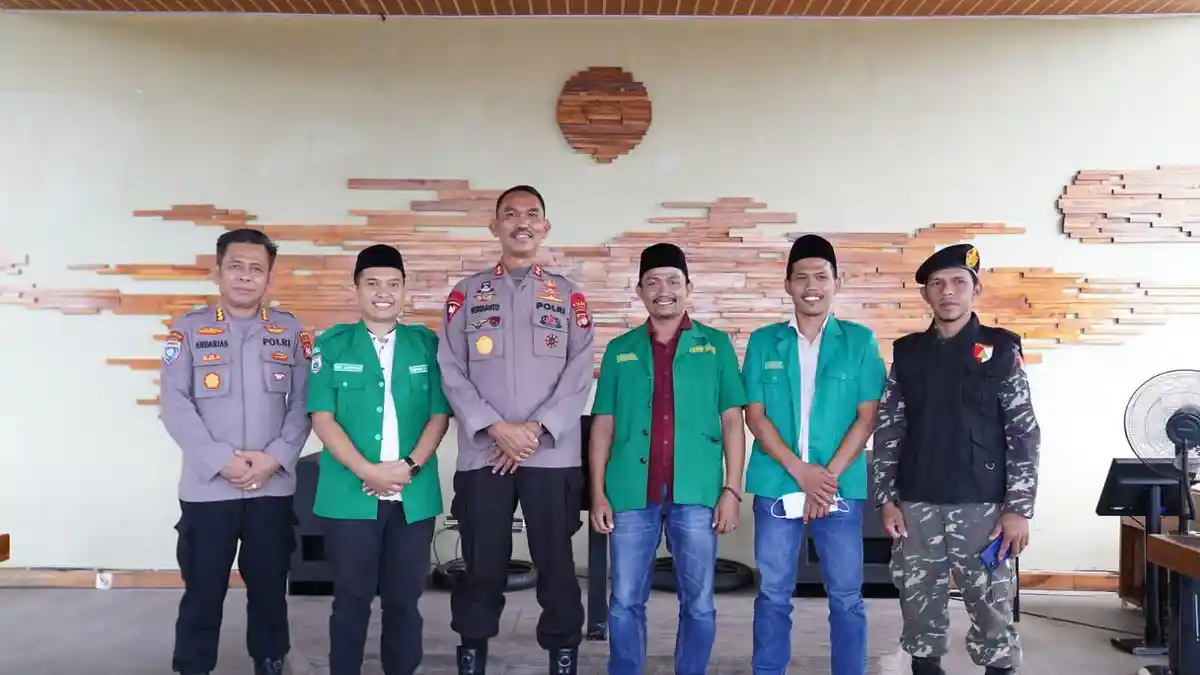 PW GP Ansor Sulbar Silaturrahim dengan Kapolda Irjen Pol Verdianto