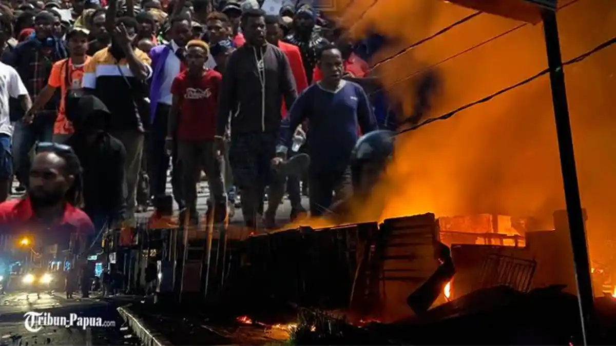 DIDUGA DALANG KERICUHAN Saat Iring-iringan Jenazah Lukas Enembe, Jubir KNPB: Kami Tidak Terlibat