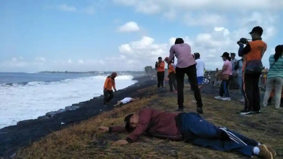 Gelar Simulasi Antisipasi Gempa, Ternyata Terjadi Gempa Beneran, Peserta Langsung Panik