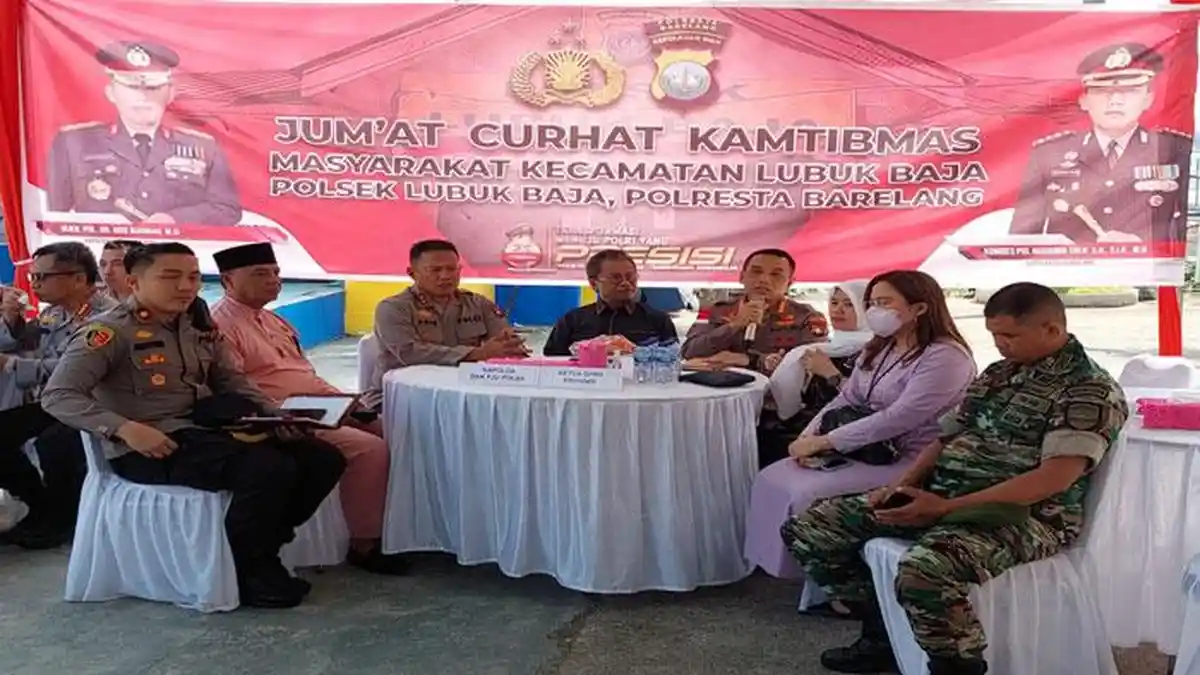 Curhat Kamtibmas di Lubukbaja Batam, Warga Adukan Banyak Pendatang Tak Lapor RT