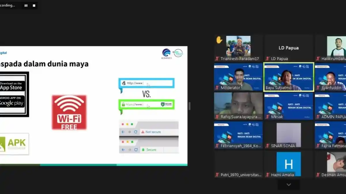 Pesan Pegiat Literasi Digital Papua: Gunakan Internet secara Cerdas dan Produktif 