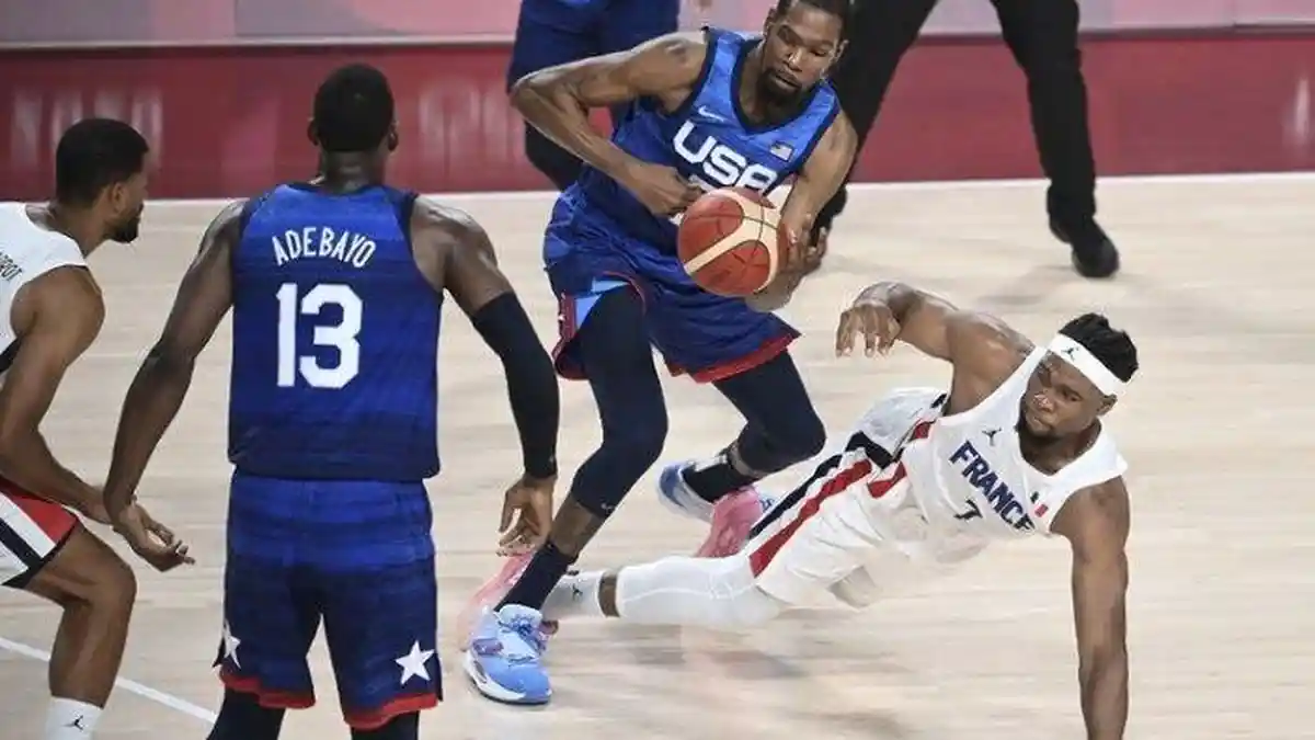 Kevin Durant Cs Takluk di Tangan Timnas Prancis, Rekor 17 Tahun Amerika Serikat di Olimpiade Runtuh