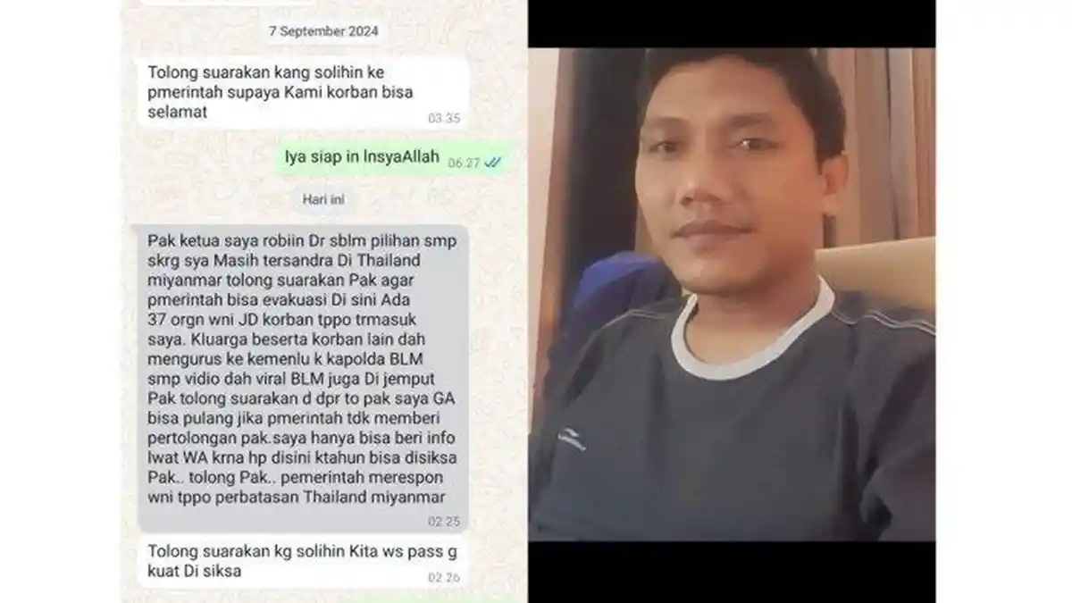 Pecah Tangis Robiin, Eks Anggota DPRD yang Disekap di Myanmar: Pak Prabowo Tolong Selamatkan Kami