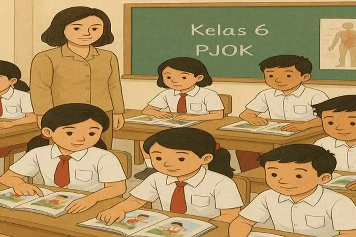 UJIAN PJOK Kelas 6 SD/MI 2025 Kurikulum Merdeka Semester 2 Soal UAS/PAS/US dan Jawaban Pilihan Ganda