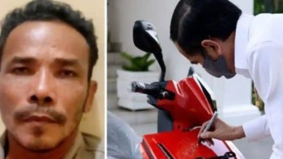 Sosok Buruh yang Batal Menang Lelang Motor Listrik Jokowi