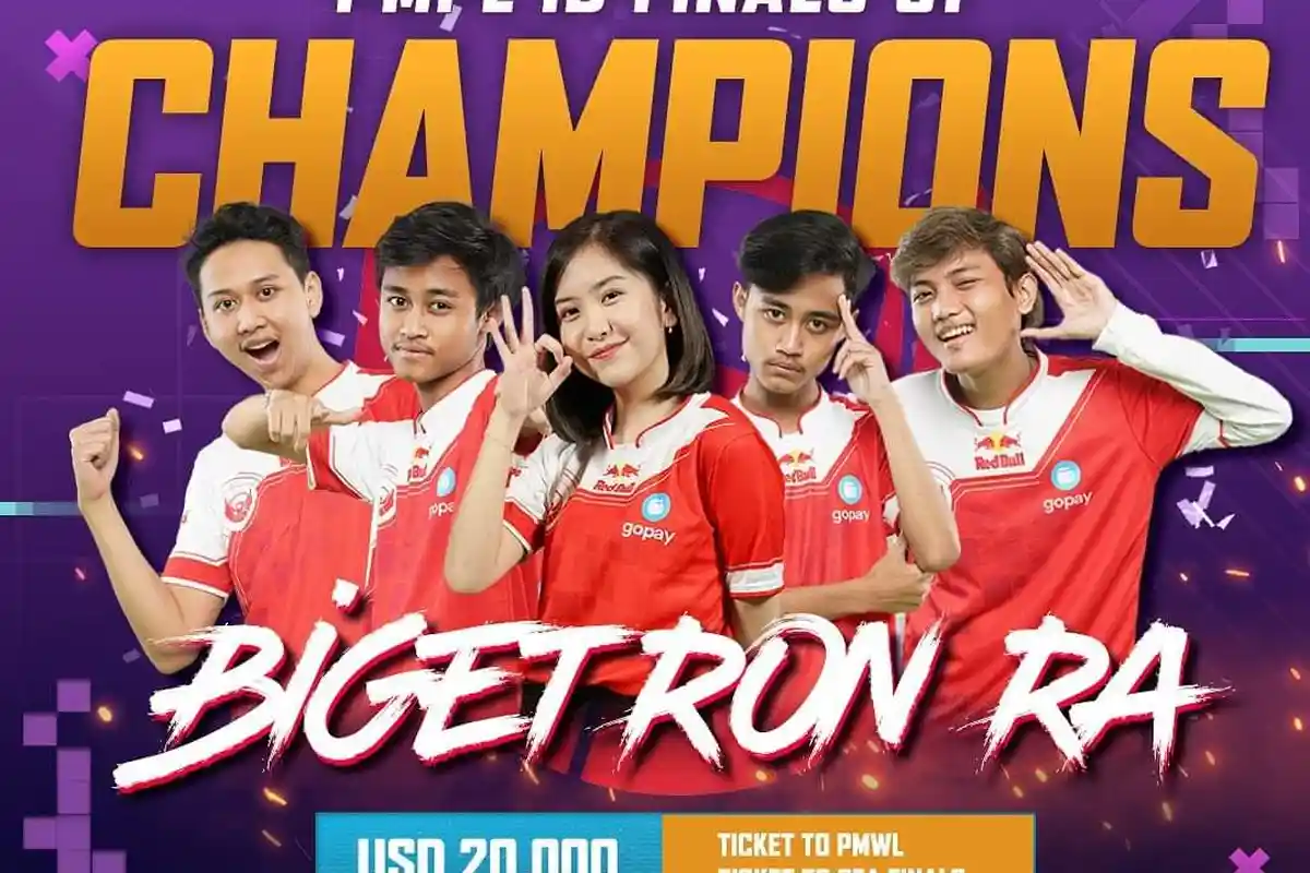Tim Indonesia Bigetron RA Juara PUBG Mobile World League dan Kantongi Lebih dari Rp 2 Miliar