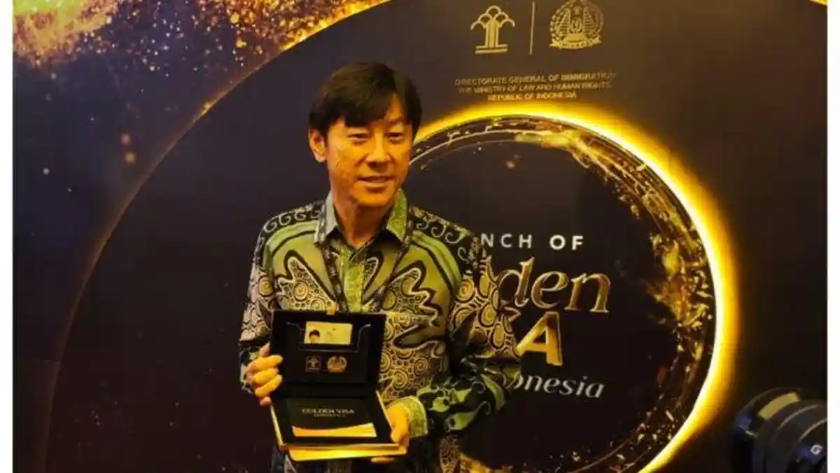 Komentar Shin Tae-yong Setelah jadi WNA Pertama yang Terima Golden Visa dari Pemerintah Indonesia