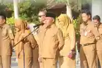 Pimpin Apel Pagi, Wabup Halteng Ingatkan ASN Soal Disiplin dan Audit BPK
