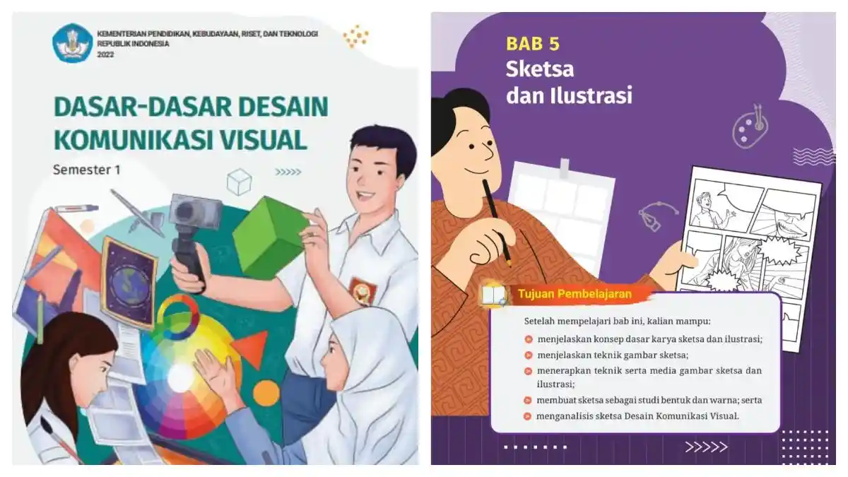 Kunci Jawaban Dasar-Dasar Desain Komunikasi Visual SMK/MAK Kelas 10 Semester 1, Bab 5 Halaman 130