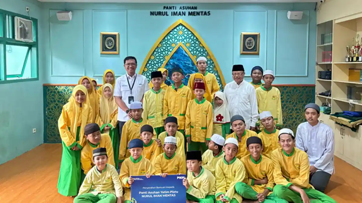 PNM Gandeng Awak Media Salurkan Bantuan di Bulan Ramadan