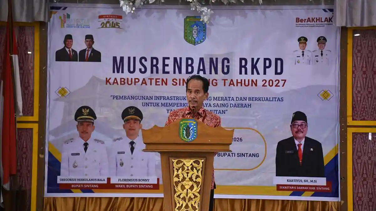 Bupati Sintang Ajak Semua Pihak Tetap Optimis di Tengah Keterbatasan Anggaran