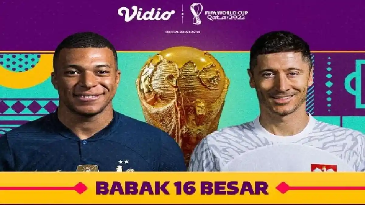 Jadwal Bola TV Indosiar SCTV Piala Dunia 2022 Hari ini, Perancis vs Polandia dan Inggris vs Senegal