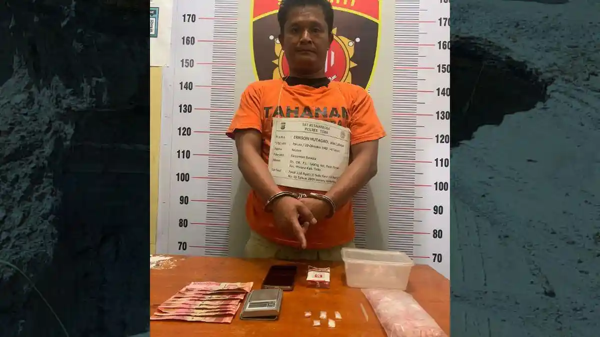 Satres Narkoba Tangkap Bandar Sabu, EH Ditangkap di Daerah Sini